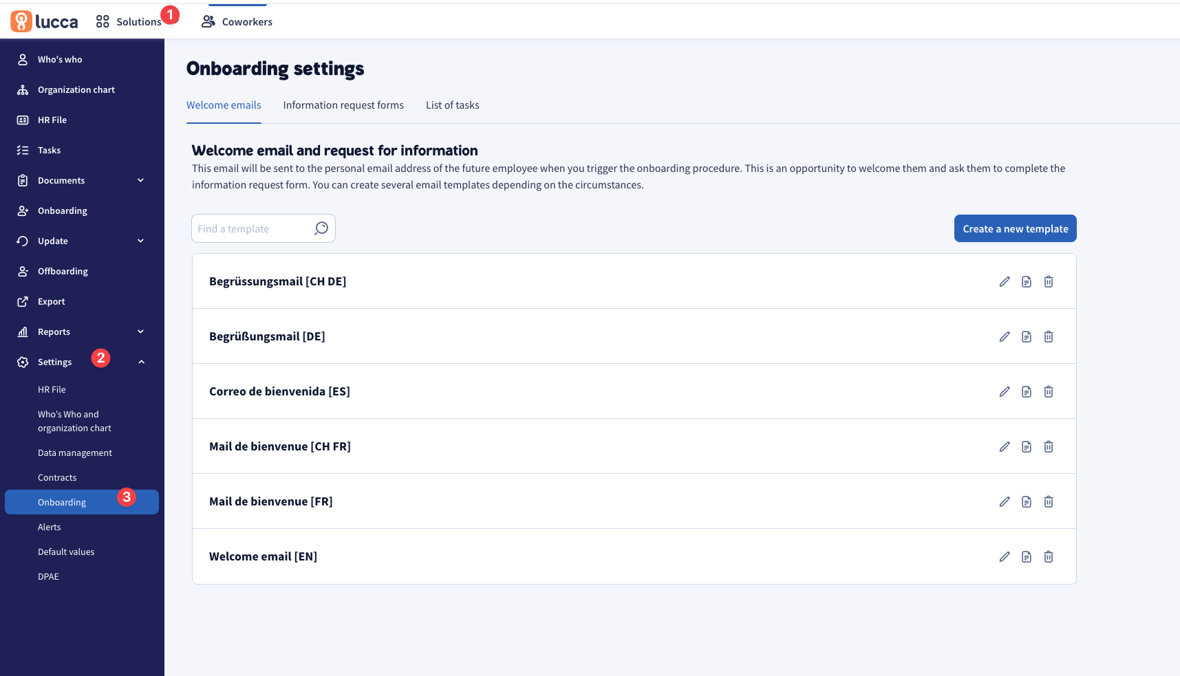 The Onboarding module