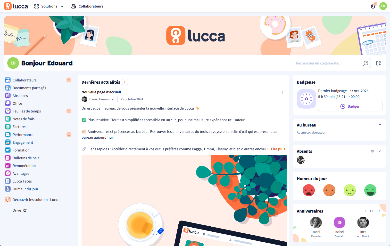 The Lucca home page